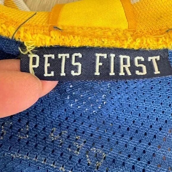 Golden State Warriors Authentic Mesh Basketball Dog Pet Fan Jersey SZ S #1926 - Picture 4 of 7